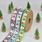 Christmas Snowman Head Ribbon