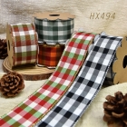 Woven Plaid Wired Ribbon