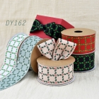 Christmas Holly Leaves Ribbon